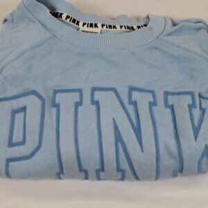 PINK cropped crewneck